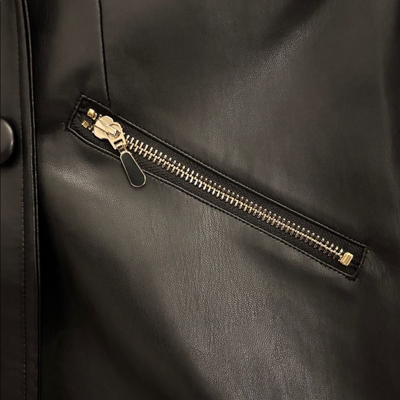 Elie Tahari The Dina Vegan Leather Jacket - Picture 5 of 9